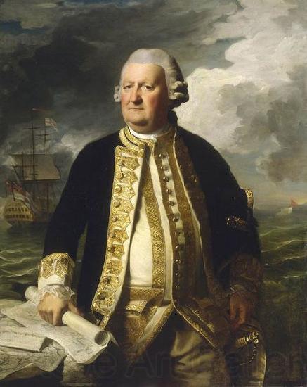 John Singleton Copley Portrait of Admiral Clark Gayton